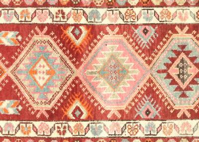 Vintage Turkish Oushak Runner 211 x 129 