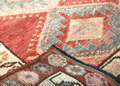 Vintage Turkish Oushak Runner 211 x 129 