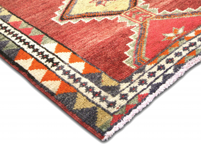 Vintage Turkish Oushak Runner 3 x 131 