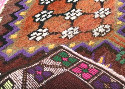 Vintage Turkish Oushak Runner 31 x 1011