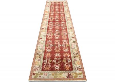 Vintage Turkish Oushak Runner 32 x 1210 