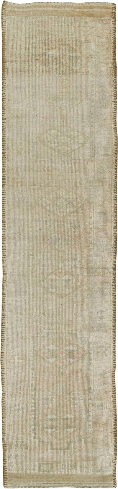 Vintage Turkish Oushak Runner