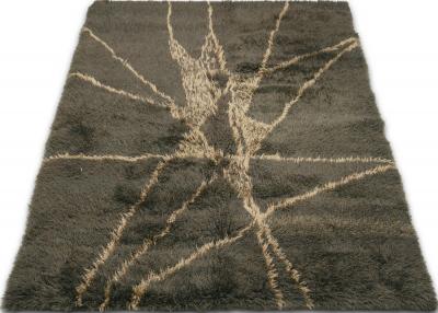 Vintage Turkish Shag Rug 6 x 710 