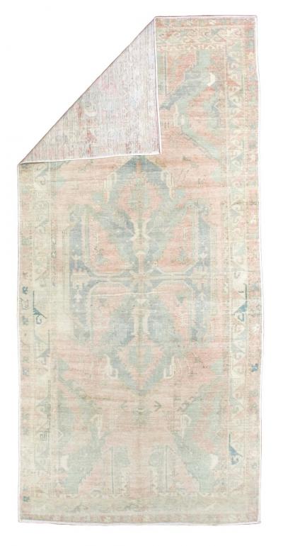 Vintage Turkish Tribal Rug 4 9 x 10 0 