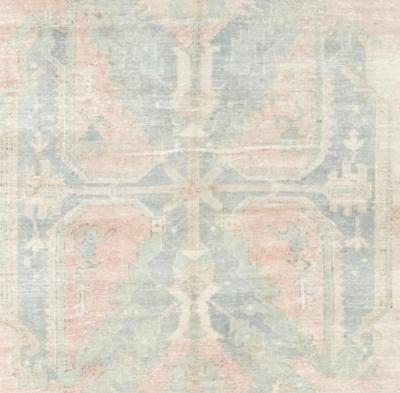 Vintage Turkish Tribal Rug 4 9 x 10 0 