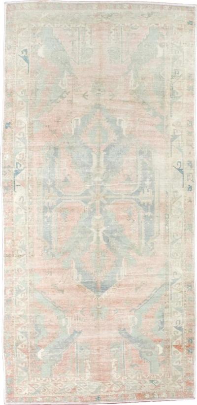 Vintage Turkish Tribal Rug 4 9 x 10 0 