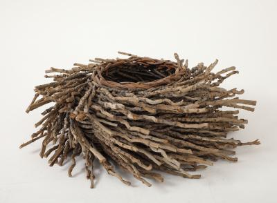 Vintage Twig Basket