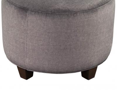 Vintage Upholstered Mid Century Modern Ottoman Stool
