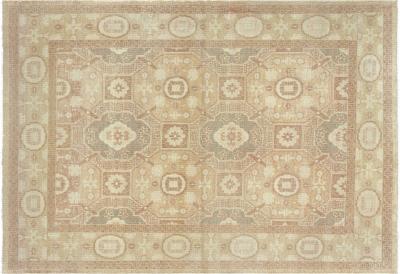 Vintage Uzbek Khotan Rug 5 x 73 