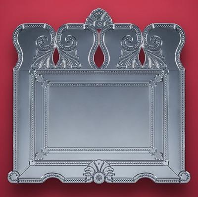 Vintage Venetian Mirror by Fratelli Barbini of Murano