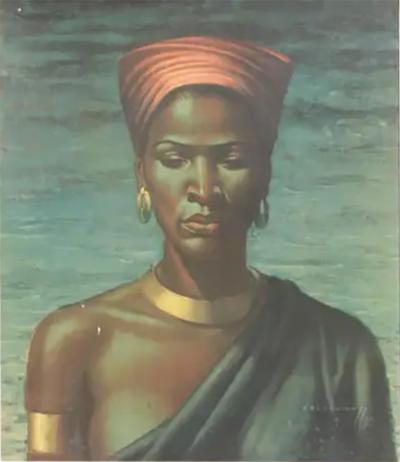 Vintage Vladimir Tretchikoff Zulu Girl