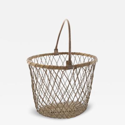 Vintage Wire Lattice Basket