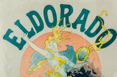 Vintage Wood Framed Poster Eldorado