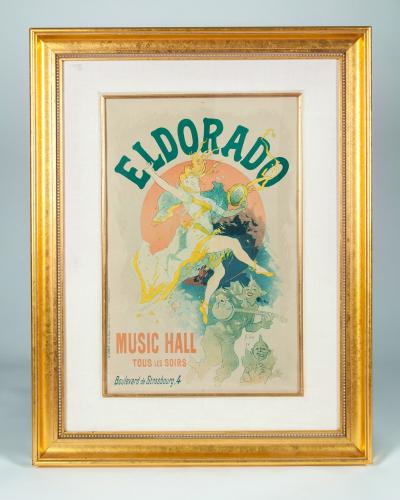 Vintage Wood Framed Poster Eldorado