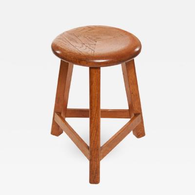 Vintage Wooden Tripod Stool