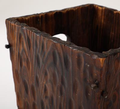 Vintage Wooden Waste Bin