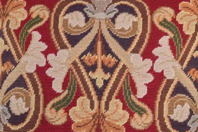 Vintage Wool Needlework Cushion