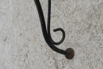 Vintage Wrought Iron Outdoor Patio Dining Set