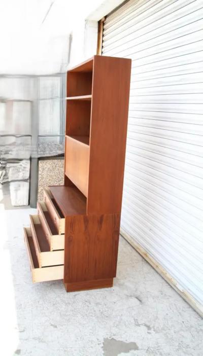 Vintage cabinet with drawers and writing desk