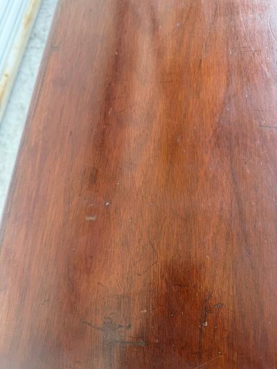 Vintage smoking table w drop front door