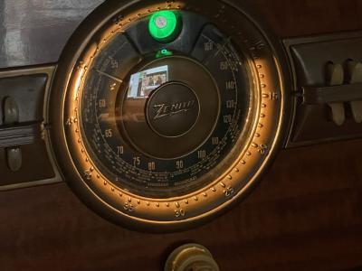 Vintage1940 Zenith 12 S 445 Shutterdial Restored Radio Bluetooth