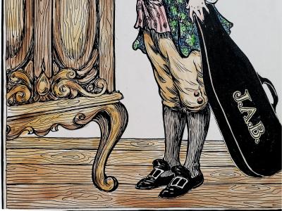 Violet Moore Higgins Oh if brother would only let me have the key 