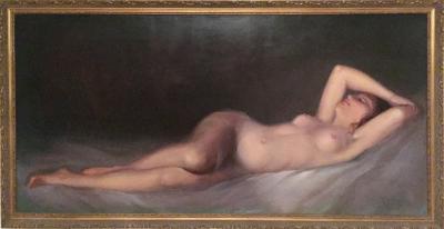Violetta de Koszeghy Reclining Nude