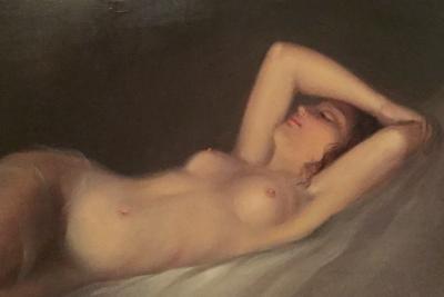 Violetta de Koszeghy Reclining Nude