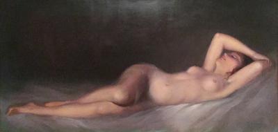 Violetta de Koszeghy Reclining Nude