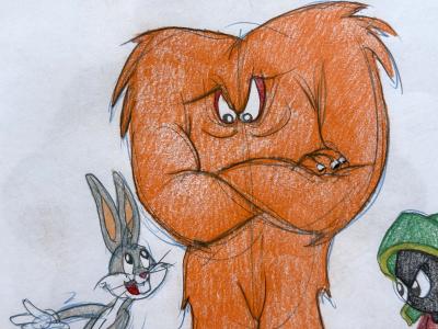 Virgil Ross Gossamer Bugs Bunny and Marvin the Martian 