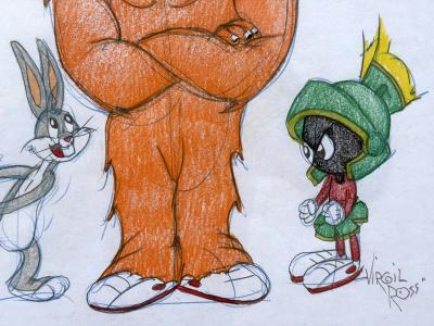 Virgil Ross Gossamer Bugs Bunny and Marvin the Martian 