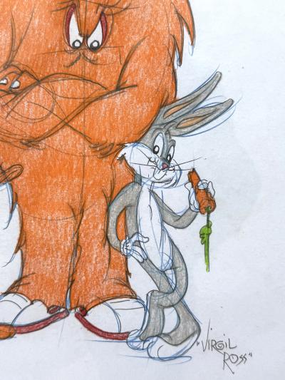 Virgil Ross Gossamer Daffy Duck and Bugs Bunny 