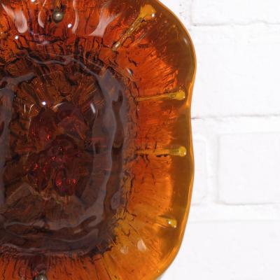 Vitrika Wall Amber Glass Sconce