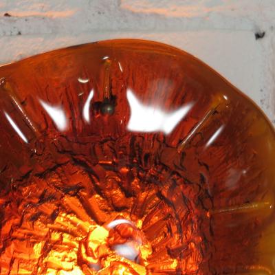 Vitrika Wall Amber Glass Sconce