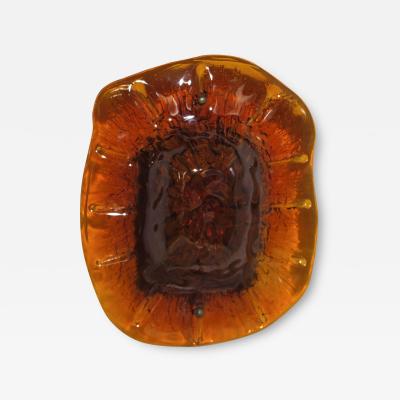 Vitrika Wall Amber Glass Sconce