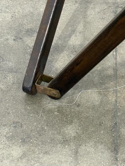 Vittoriano Vigano Italian Tripolina Folding Safari Chair Attributed to Vittoriano Vigan 1960s
