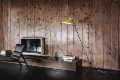 Vittoriano Vigano Vittoriano Vigan VV Cinquanta Floor Lamp in Red