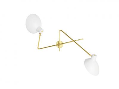 Vittoriano Vigano Vittoriano Vigan VV Cinquanta Twin Wall Lamp in Black