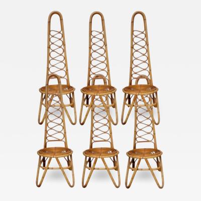 Vittorio Bonacina A set of six chairs by Bonacina Italy circa 1960