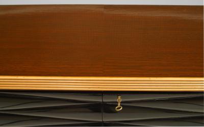 Vittorio Dassi Italian 1940s Mahogany Sideboard