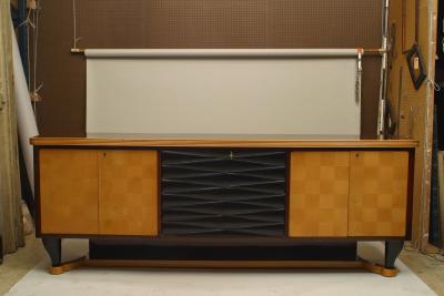 Vittorio Dassi Italian 1940s Mahogany Sideboard