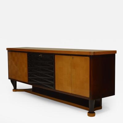 Vittorio Dassi Italian 1940s Mahogany Sideboard