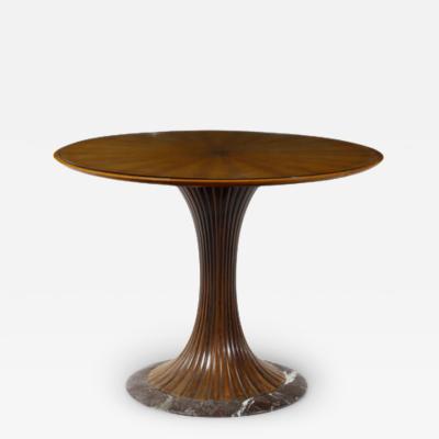 Vittorio Dassi Mobilificio Dassi Dassi 1950s Vittorio Dassi walnut marble 40 table