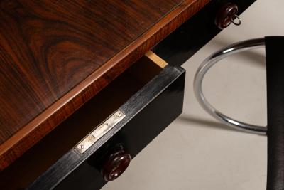 Vittorio Dassi Mobilificio Dassi Dassi Desk attr to Vittorio Dassi in Rosewood Italy 1939