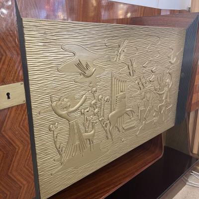 Vittorio Dassi Mobilificio Dassi Dassi High Rosewood Sideboard Vittorio Dassi 50s