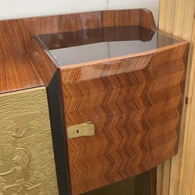 Vittorio Dassi Mobilificio Dassi Dassi High Rosewood Sideboard Vittorio Dassi 50s