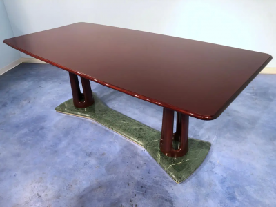 Vittorio Dassi Mobilificio Dassi Dassi Italian Mid Century Modern Dining Table by Vittorio Dassi 1950s