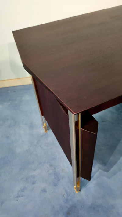 Vittorio Dassi Mobilificio Dassi Dassi Italian Mid Century Modern Executive Desk by Vittorio Dassi 1960s