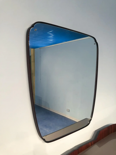 Vittorio Dassi Mobilificio Dassi Dassi Italian Mid Century Sideboard dresser with Mirror by Vittorio Dassi 1950s