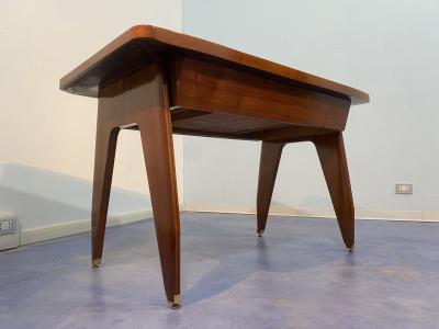 Vittorio Dassi Mobilificio Dassi Dassi Italian Mid Century sculptural desk designed by Vittorio Dassi in 1950s